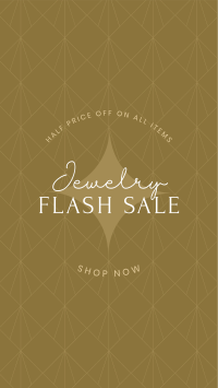 Elegant Jewelry Flash Sale Facebook Story