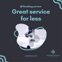 Great Plumbing Service Instagram Post