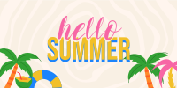 Hello Summer! Twitter Post