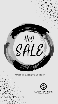 Holi Powder Explosion Sale Instagram Story