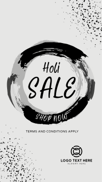 Holi Powder Explosion Sale Instagram Story