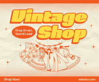 Vintage Clothing Shop Facebook Post