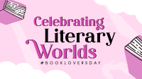 Book Literary Day Facebook Event Cover Design