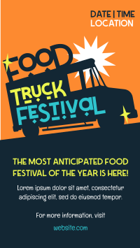 Food Truck Festival Facebook Story