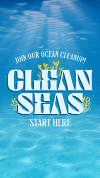 Clean Seas For Tomorrow Instagram Story