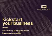 Kickstarter Business Postcard