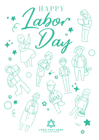 Labor Day  celebration Flyer