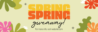 Spring Giveaway Twitter Header Image Preview