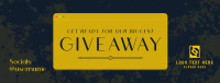 Elegant Sleek Giveaway Facebook Cover Design