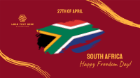 South Africa Freedom Day Zoom Background