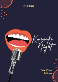 Karaoke Classics Night Poster