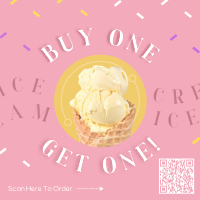 Scream for Ice Cream Instagram Post