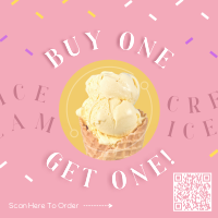 Scream for Ice Cream Instagram Post Image Preview