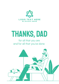 Thanks Dad For Everything Poster