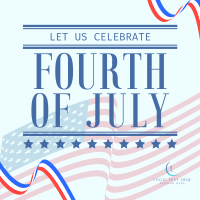 4th of July Greeting Linkedin Post Design