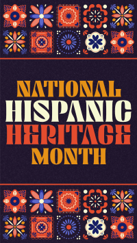 Hispanic Heritage Month Tiles Instagram Story