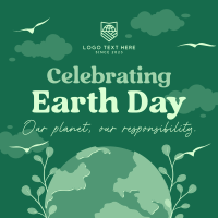 Modern Celebrate Earth Day Instagram Post