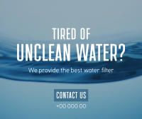 Water Filtration Facebook Post