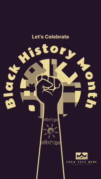 Black History Power Facebook Story