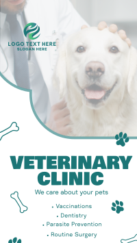 Professional Veterinarian Clinic Facebook Story