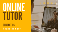 Professional Online Tutor Animation