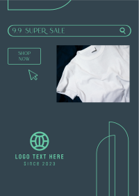 9.9 Basics Sale Poster Design