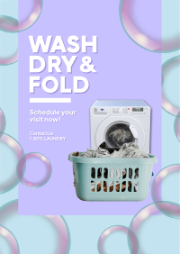 Wash Dry Fold Flyer