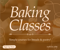 Baking Classes Facebook Post