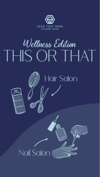 This or That Wellness Salon Instagram Reel Design