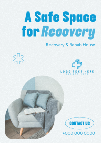 Minimalist Recovery House Flyer