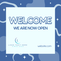 Welcome Now Open Instagram Post Design