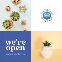 Plant Shop Opening Instagram Post Design