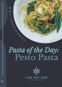 Minimalist Pasta Day Poster