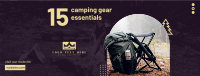 Camping Bag Facebook Cover Design