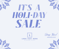 Holi-Day Sale Facebook Post Design