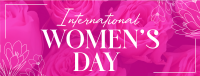 Botanical Women's Day Facebook Cover Design