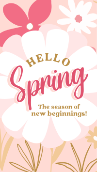 Spring Has Sprung TikTok Video Design