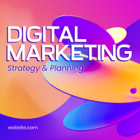 Digital Marketing Strategy Linkedin Post Design