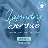 Laundry Service Instagram Post example 4