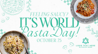 Rustic Pasta Day Video Design