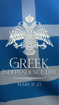 Traditional Greek Independence Day TikTok Video