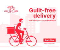 Bicycle Delivery Facebook Post Design