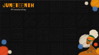 Celebrating Juneteenth Zoom Background