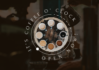 Coffee O Clock Postcard