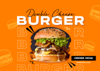 Cheese Burger Restaurant Postcard