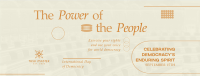 Contemporary Democracy Day Facebook Cover Image Preview