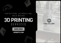 3D Printing Corporate Postcard