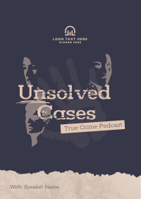 Unsolved Crime Podcast Poster