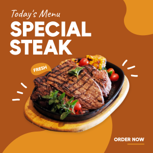 Special Steak Instagram Post Image Preview