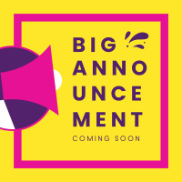 Big Announcement Instagram Post Design